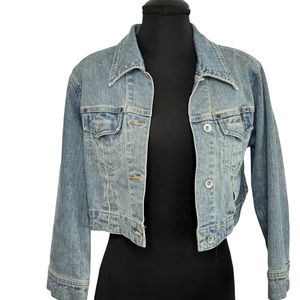 Motherhood Maternity Jean Copped Jacket, medium